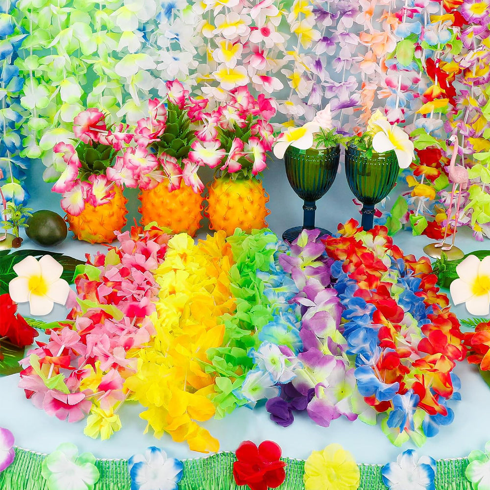 24 Pack Hawaiian Lei Flowers Party Decorations