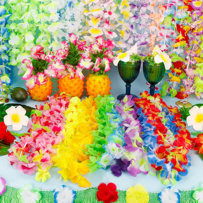 24 Pack Hawaiian Lei Flowers Party Decorations