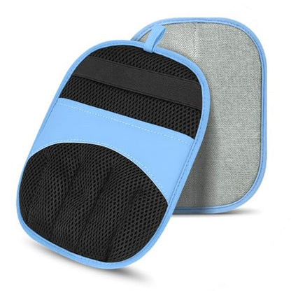 Electrostatic Pet Hair Remover Gloves Reusable Lint Brush for Furniture Car Seats-Blue