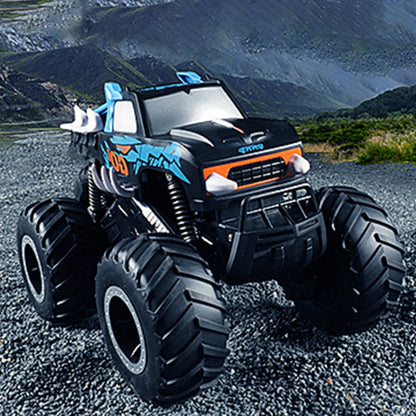 2.4GHz RC Monster Truck 1:16 Scale RC All Terrain Car Toy Off Road RC Truck for Kids Blue