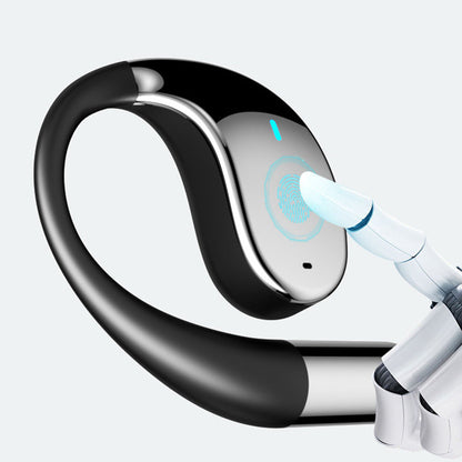 115-Language Wireless AI Translator Headphone Bluetooth Earbuds with Charging Case Black