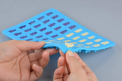 2 Piece Silicone Mould Ice Cube with 2 Droppers
