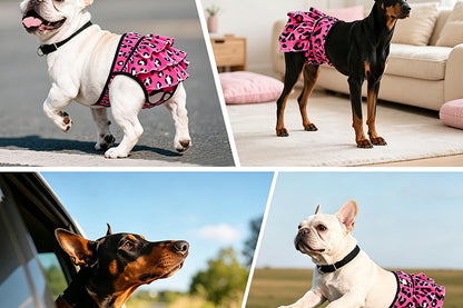 4Pcs Washable Reusable Female Dog Diapers