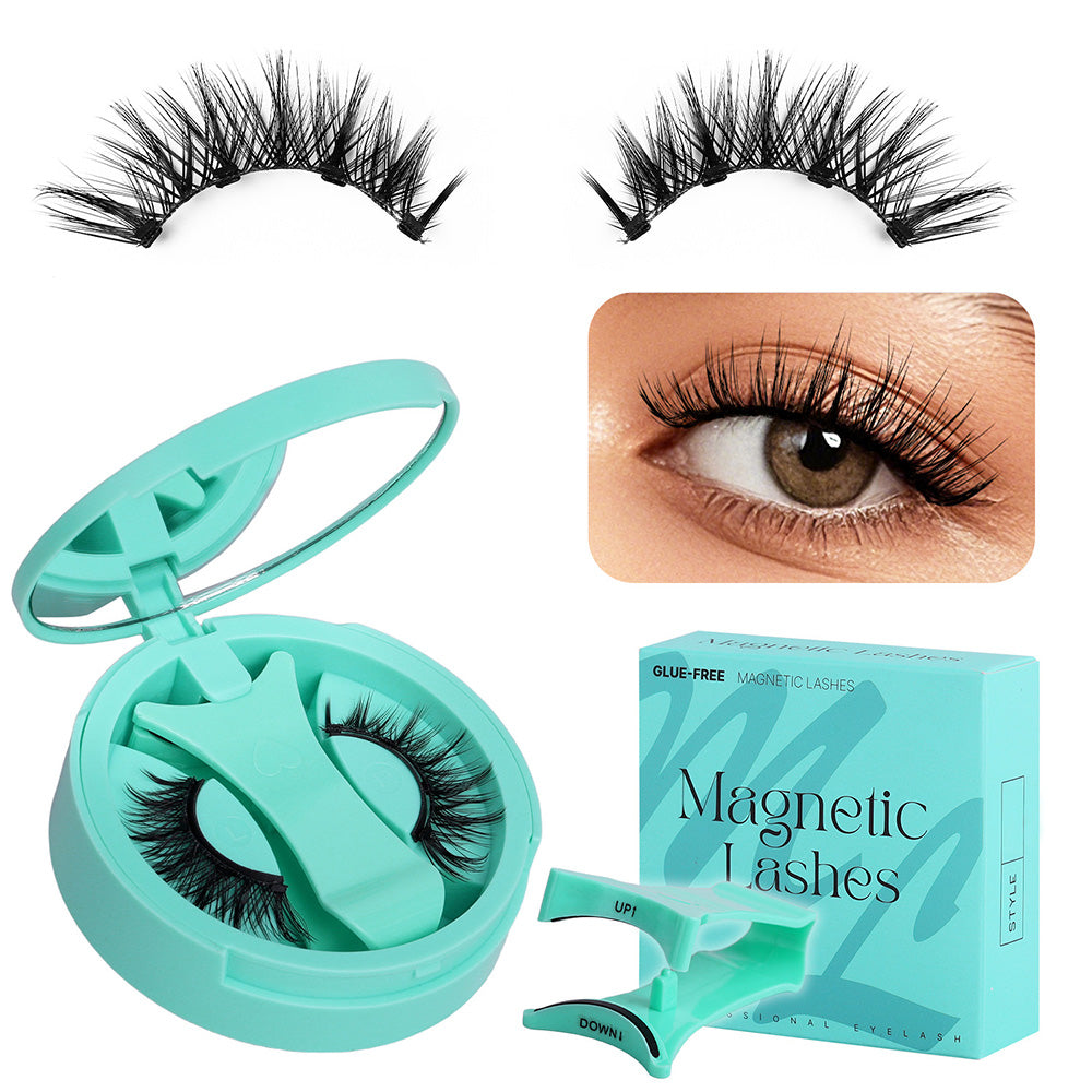 Reusable Magnetic Eyelashes Kit ââ‚?No Glue, Easy to Wear & Remove Style 2