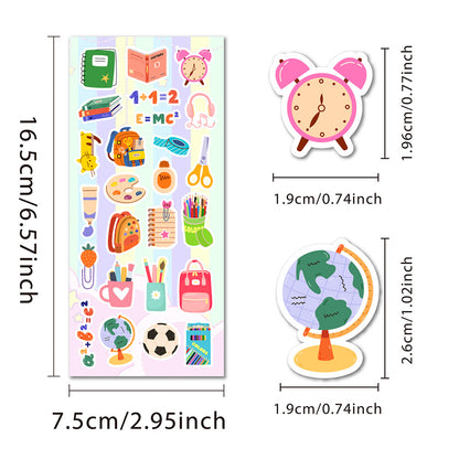 24 Sheets Cute Stickers