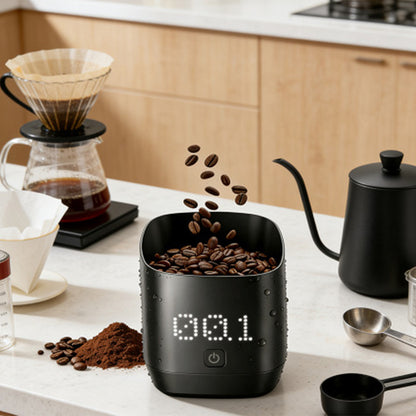 Digital Coffee Bean Scale Mini Dosing Cup with LED Display