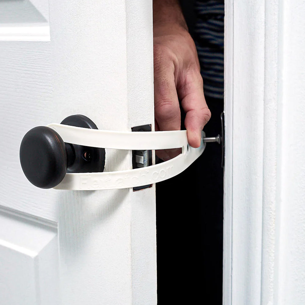 2pcs Children Proof Door Lock Cat Door Holder Latch Fast Flex Latch Strap Door Clip