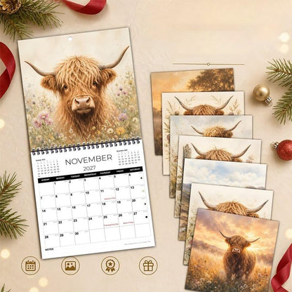 3 Pack 2027 Wall Calendar from January to December Yearly Wall Calendar