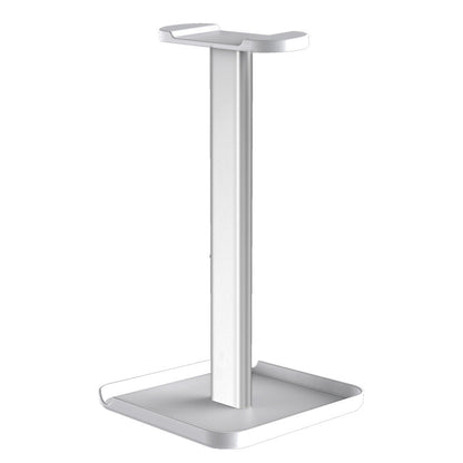2-in-1 Gaming Headphone Stand Phone Holder Rack for Desk Display Rack White