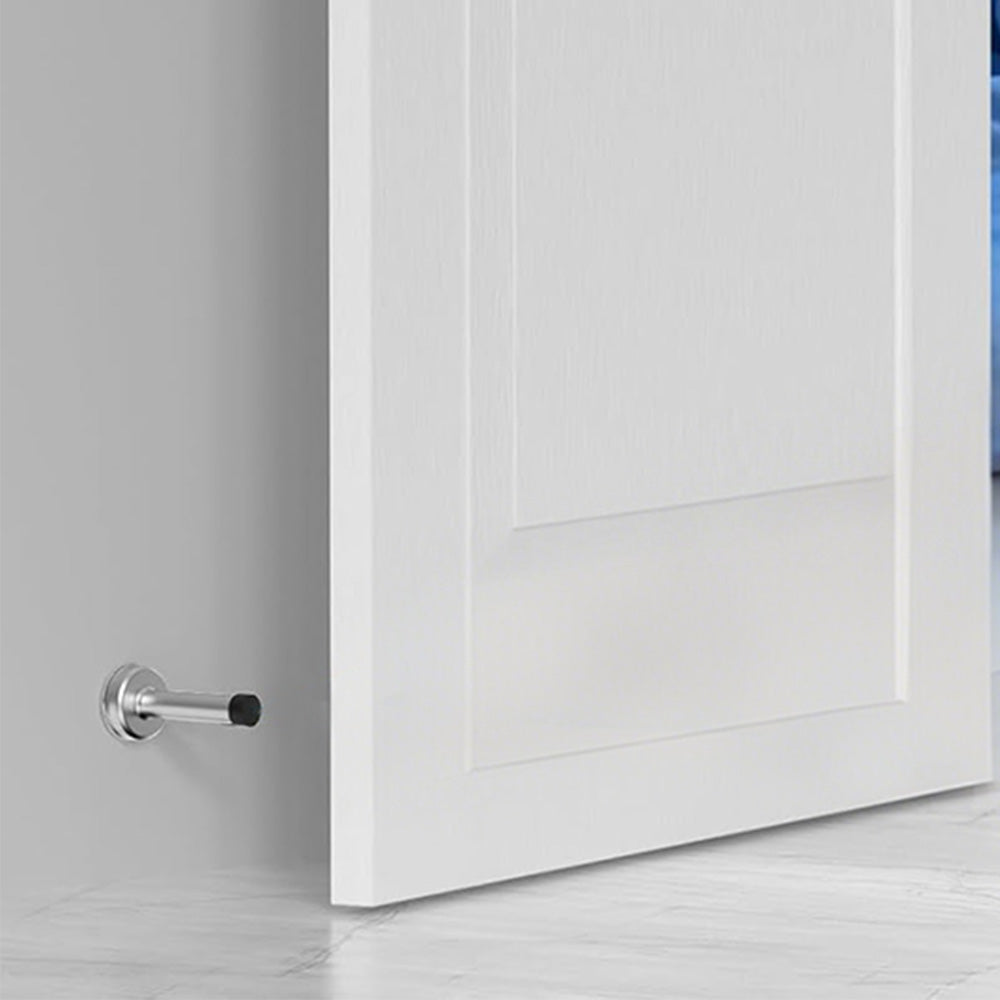 4 Pack Stainless Steel Door Stop-Silver