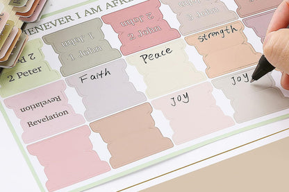 Laminated Bible Tabs Easy to Read and Apply Bible Tabs Bible Index Tabs