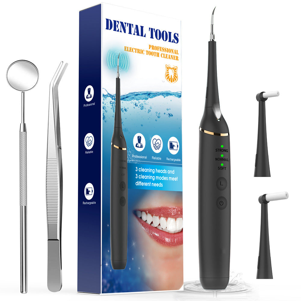 Electric Ultrasonic Tooth Cleaner Dental Plaque Tartar Remover for Home Use