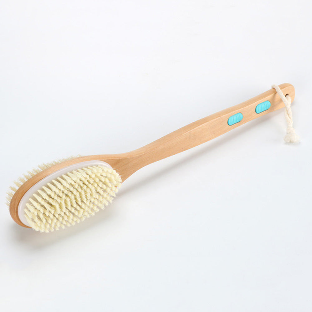 Dry Brushing Body Brush ¨C Back Scrubber for Shower Exfoliating Bath Bristle Brush