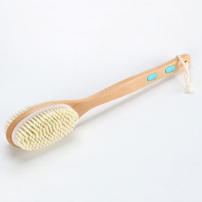 Dry Brushing Body Brush ¨C Back Scrubber for Shower Exfoliating Bath Bristle Brush