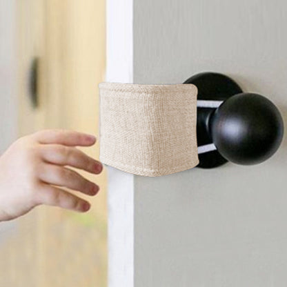 3Pcs Door Silencer Quiet Door Closer Pad Universal Door Latch Cover for Nursery Light Sleepers Noise Reduced