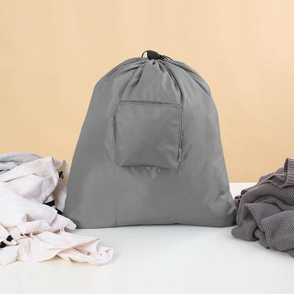 2 Pcs Travel Laundry Bags Dirty Clothes Organizer with Handles for School Fitness Camping