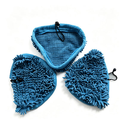 Chenille Mop Pad and Cloth Cover for H2O X5 Steam Mop