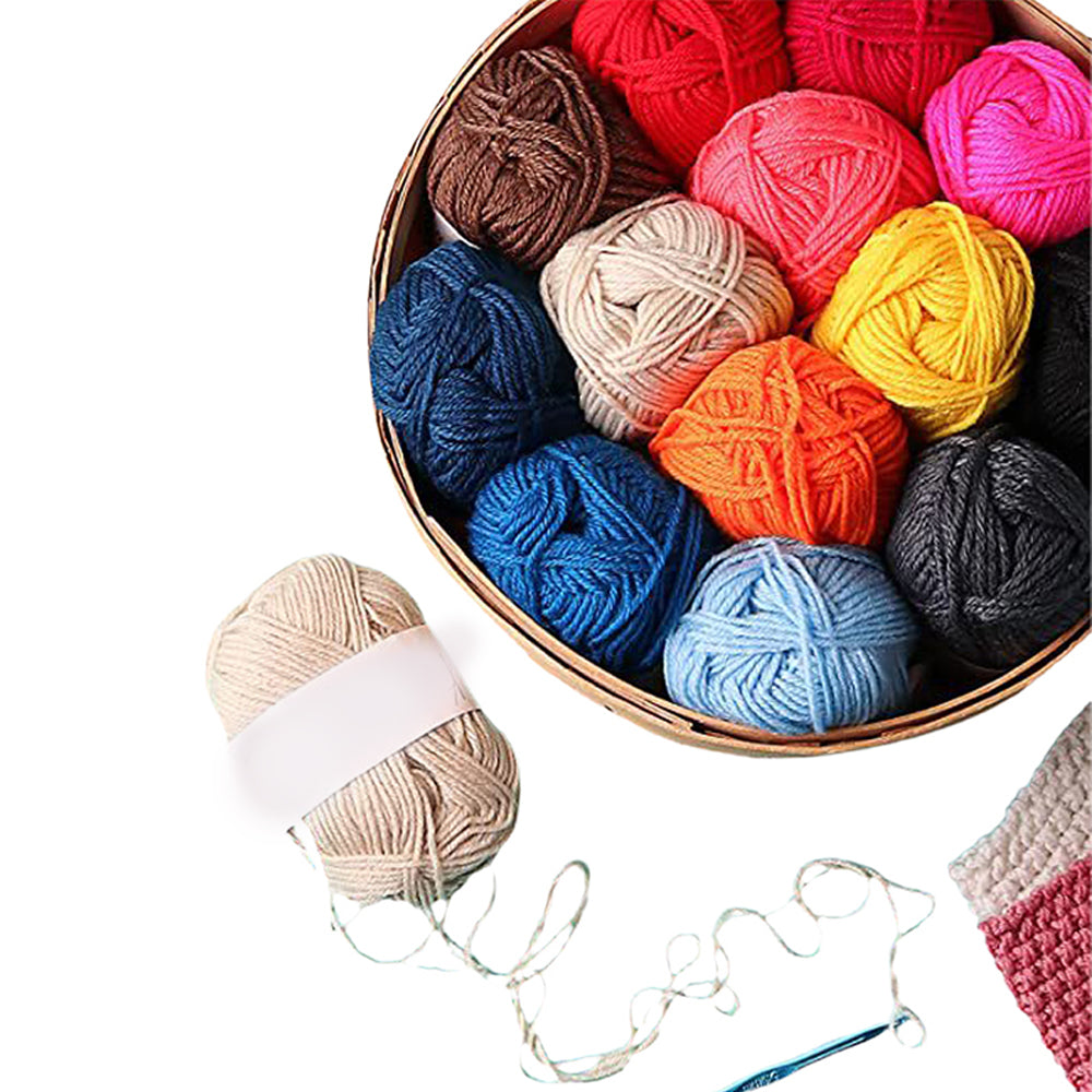 73Pcs Set Beginner Knitting Kit Handmade Needlework Tool  Set with Storage Bag
