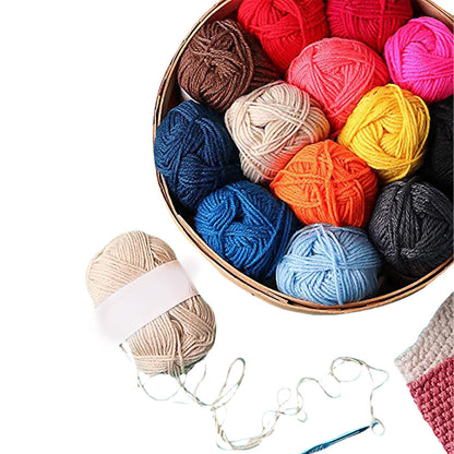 73Pcs Set Beginner Knitting Kit Handmade Needlework Tool  Set with Storage Bag