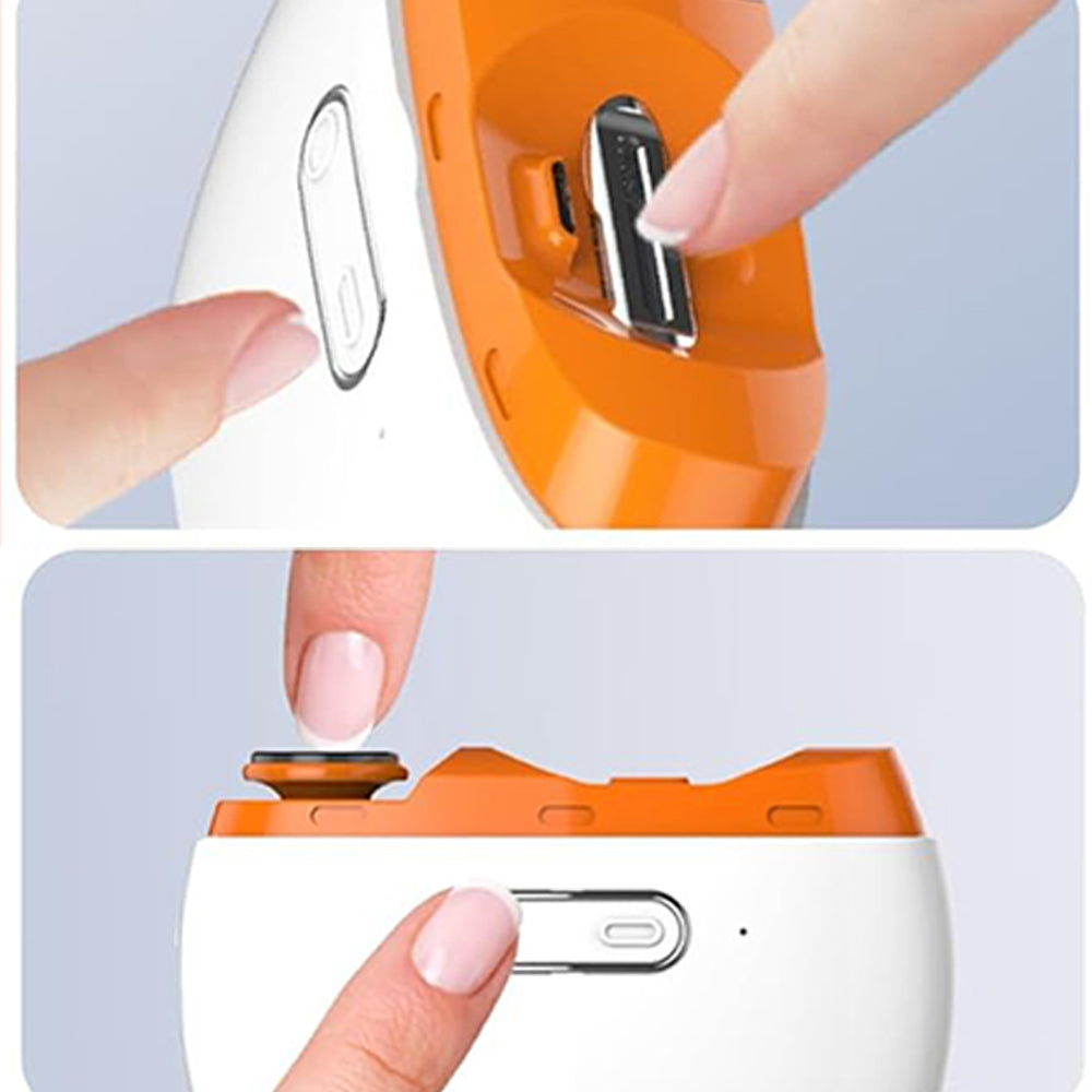 Electric Nail Trimmer with LED Light