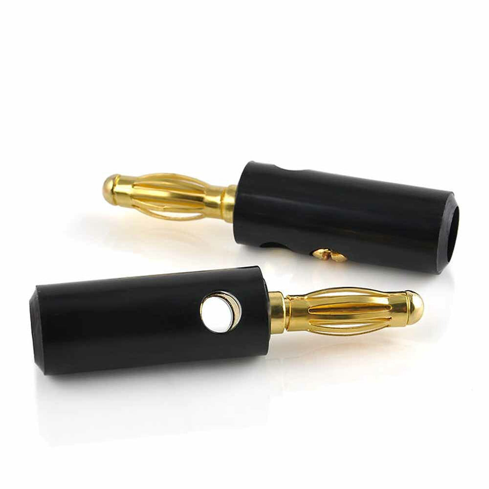 40 PCS Banana Plug Set 0.4cm Speaker Connectors-Black
