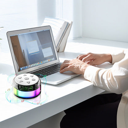 Portable White Noise Machine for Sleeping with Night Light Bluetooth Speaker & Sleep Timer