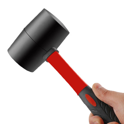 Rubber Mallet Hammer with Fiberglass Handle for Flooring & Camping