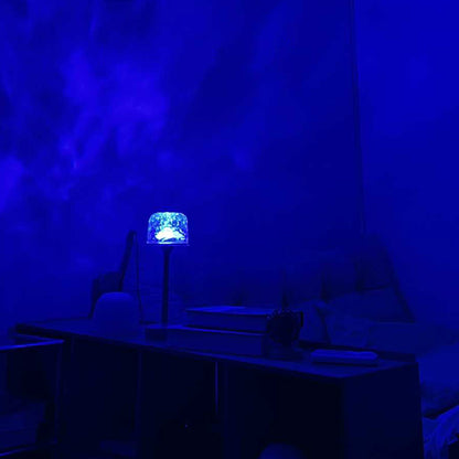 Waterproof Shower Lamp with 16 Colour Ocean Wave Projector