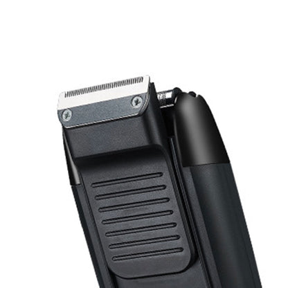 USB Rechargeable Electric Razor LED Display Shaver with Double Floating Blade for Men Black