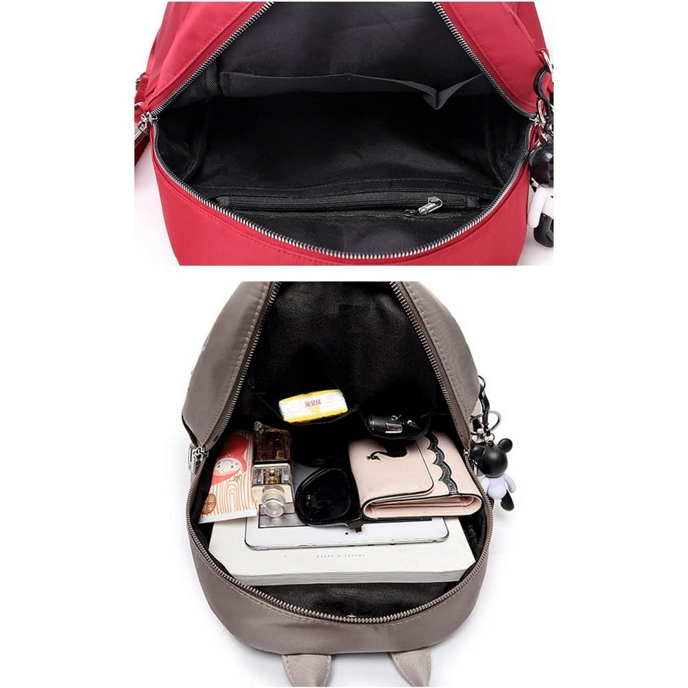 Student Laptop Backpack Middle High School Bookbag Travel Daypack-Red
