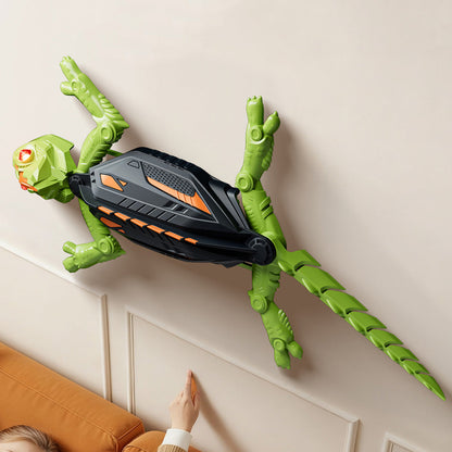 Wall Climbing RC Chameleon Toy ¨C Wall Crawler Lizard with LED Eyes for Kids