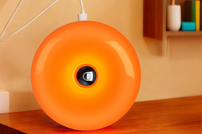 Donut Table and Wall Lamp with Touch Dimming - Orange