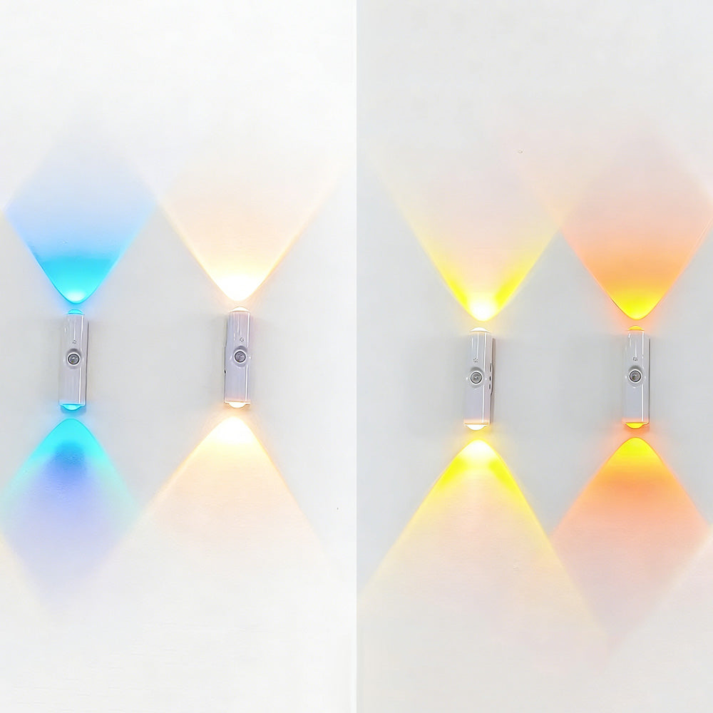 4 Pack RGB Motion Sensor Night Light