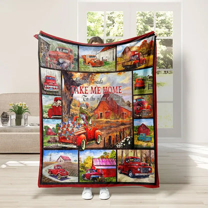 Christmas Throw Blanket Flannel Blankets for Couch Bed Sofa Style 2