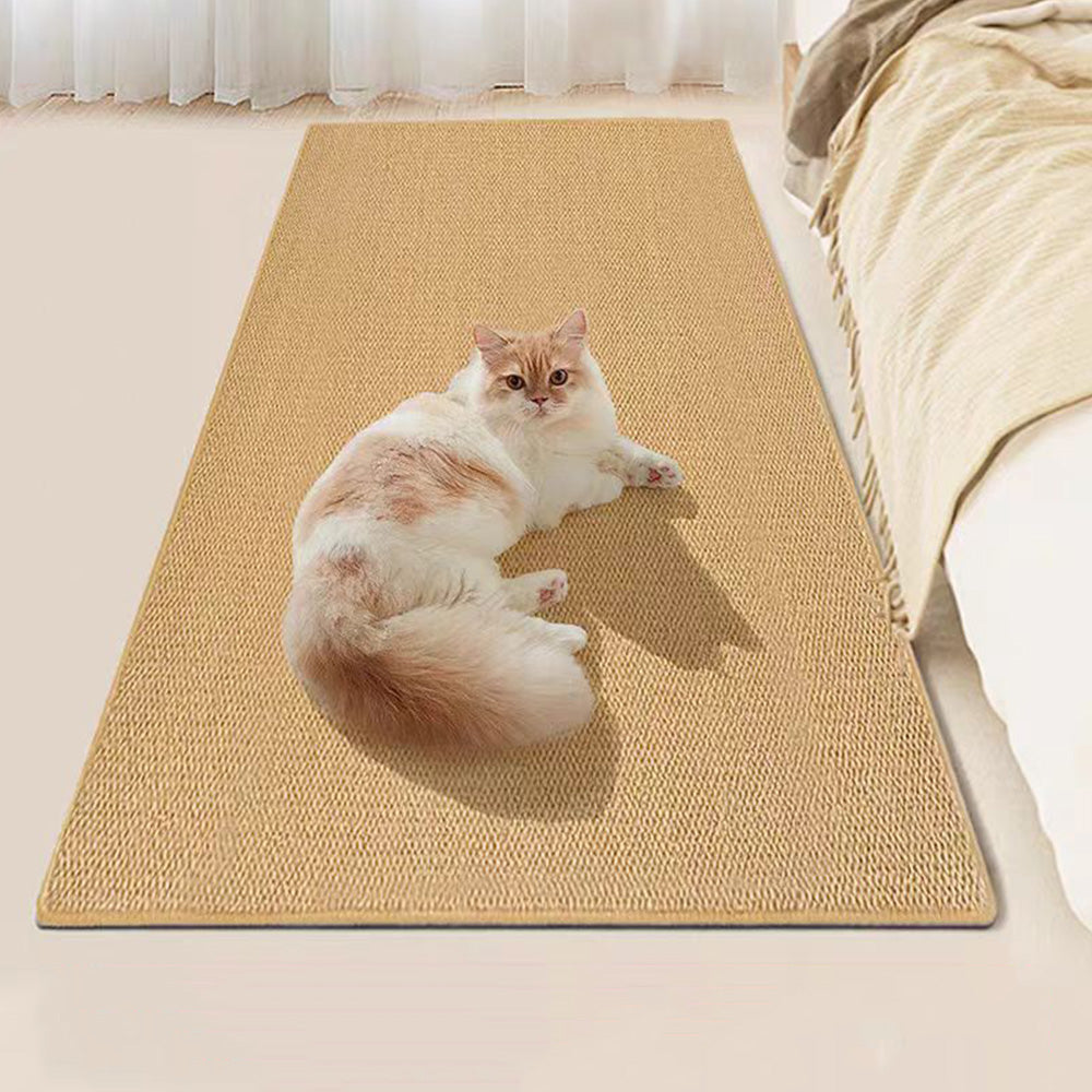 Sisal Cat Scratching Mat Pad for Cats Sofa Protector and Furniture Guard