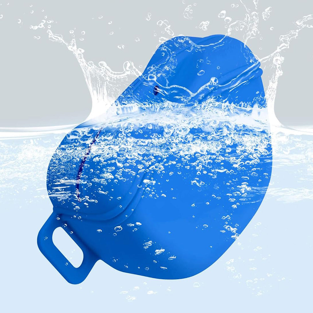 Dog Treat Pouch With Training Clicker Pet Silicone Training Treat Bag Pouch-Blue