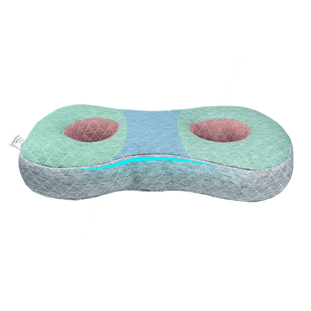Double Hole Ear Protection Pillow Figure-8 Design