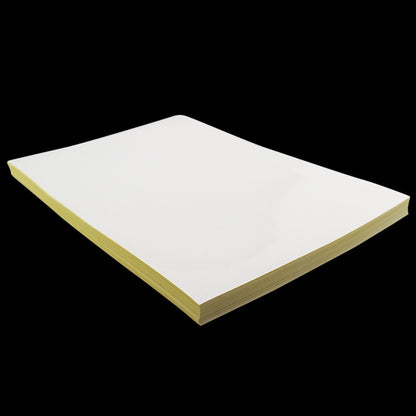 100 Sheets A4 Sticker Paper White Self-Adhesive Printable Label Sheets