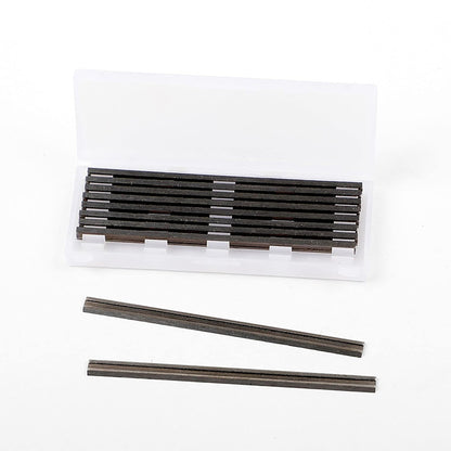 10 Pcs 65MN Steel Planer Blades 82 x 5.5 x 1.1 mm