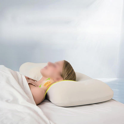 Cervical Neck Pillow Ergonomic Contour Pillow for Side and Back Sleepers