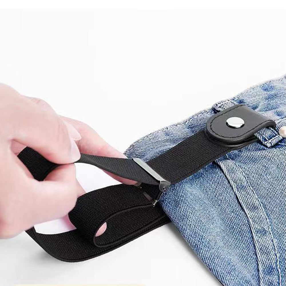 4Pcs High Elastic Waist Belts Adjustable Slide Buckle for Men and Women
