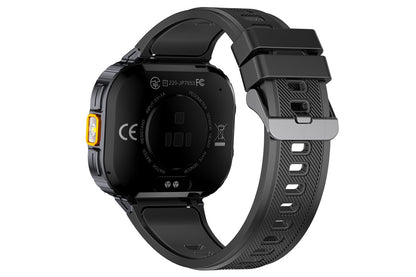 Smart Watch 2.0-Inch Fitness Watch with Flashlights Heart Rate Sleep Monitor Blood Oxygen 100 Sports Modes Activity Tracker-Black