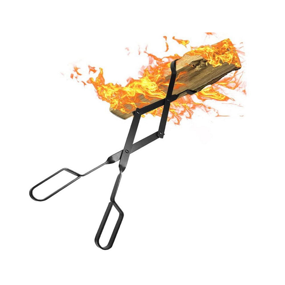 Firewood Tongs Log Grabber Fireplace Tongs for Indoor Outdoor