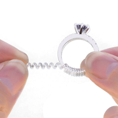 20 Transparent TPU Wraparound Ring Size Adjusters