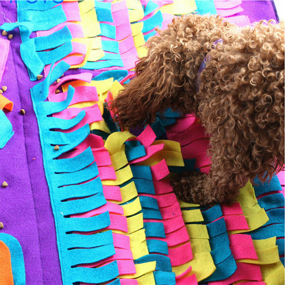 Dog Pet Nose Training Sniffing Pad Toys Blanket Game Feeding Cushion Snuffle Mat