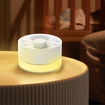 White Noise Sound Machine with 24 Soothing Sounds Sleep Sound Timer with Night Light