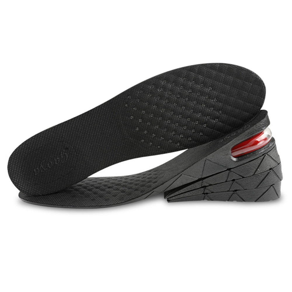 1 Pair 4-Layer Heel Insert Height Increase Insoles Air Taller Cushion Insoles