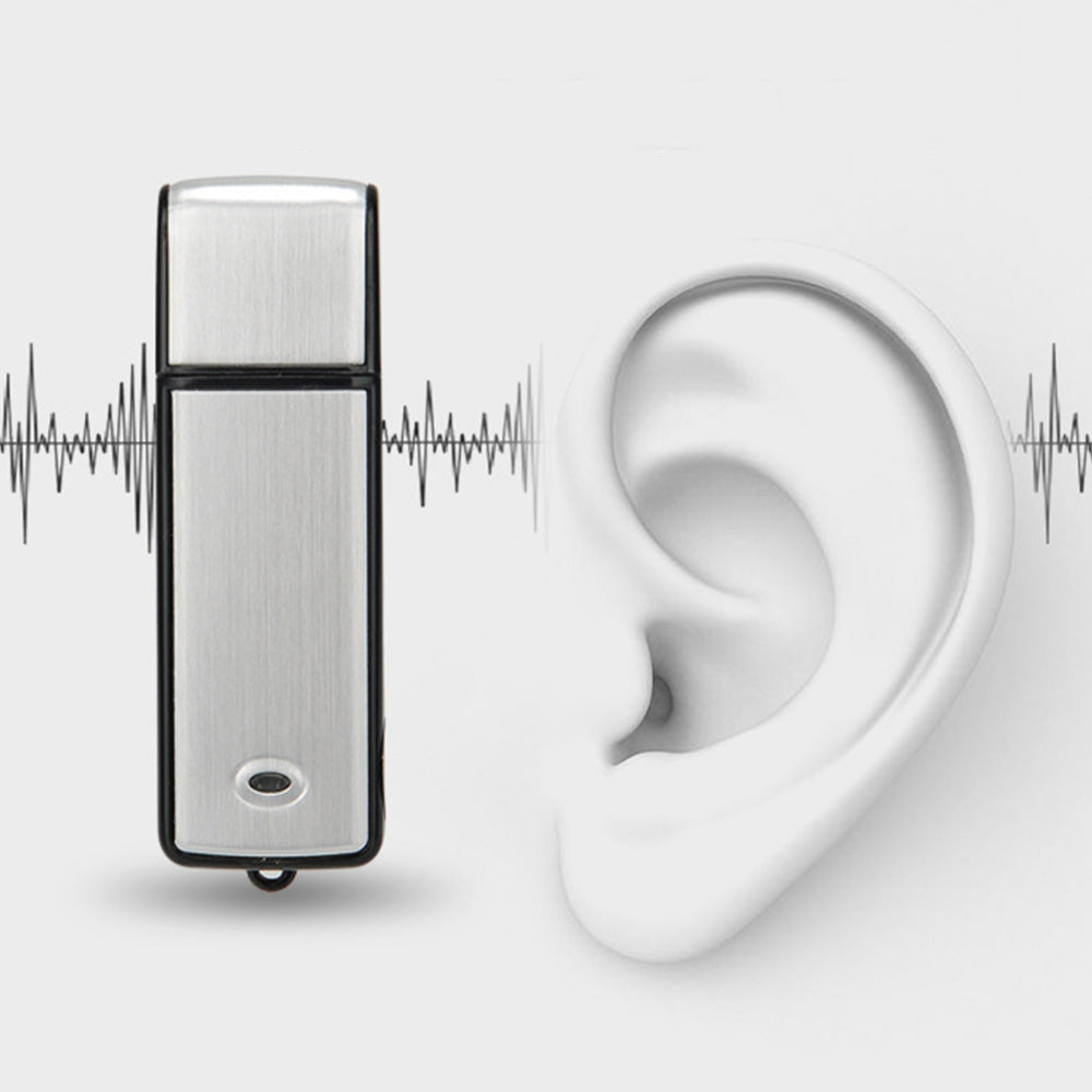 8GB Voice Recorder USB Drive with Voice Activated Recording for Meetings Lectures