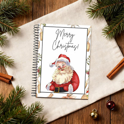 3Pcs Christmas Gift Card Book Spiral Bound Voucher Holder for Xmas Gifting