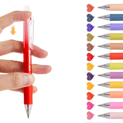 32-Piece Set Colorful Click-Erasable Gel Pen Set for Students School Office